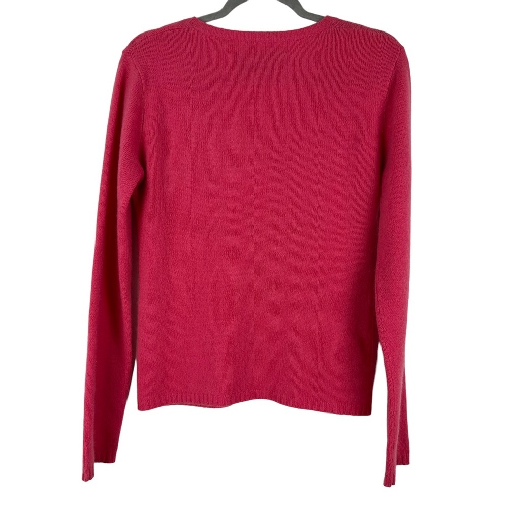 Reformation Sz XS/S Women's Pink Dollar $ Sign Vneck‎ Sweater - Picture 5 of 11